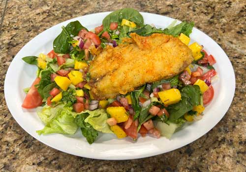 Mango Tilapia Salad