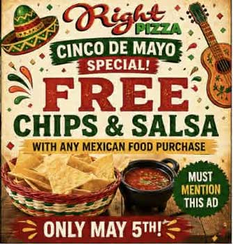 Cinco de Mayo - chips and Salsa