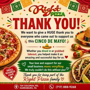 Thanks to everyone attending Cinco de Mayo!