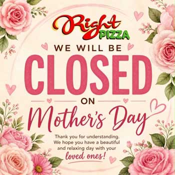 Closed on Mother's Day